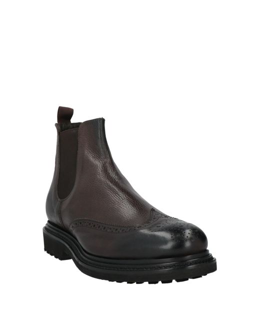 Marechiaro 1962 Black Dark Ankle Boots Leather for men