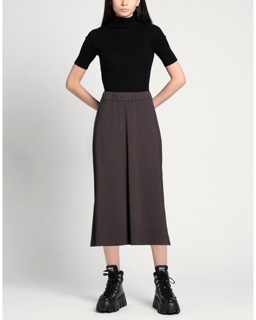 Shirtaporter Gray Midi Skirt