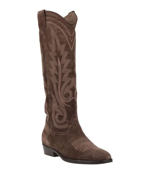 Duccio Del Duca Brown Boot Leather