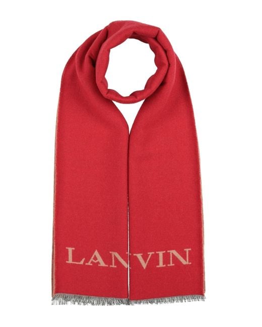 Écharpe Lanvin en coloris Red
