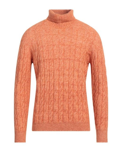 Kangra Orange Turtleneck for men