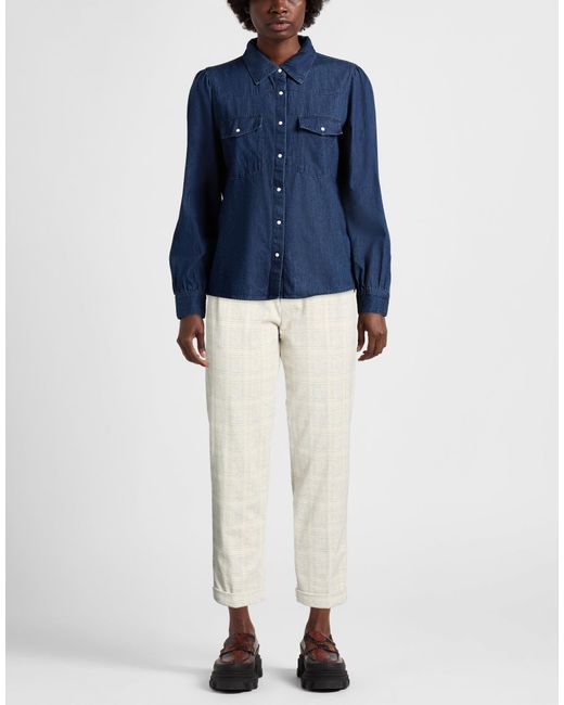 Mason's White Pants Polyester, Viscose, Polyamide, Elastane