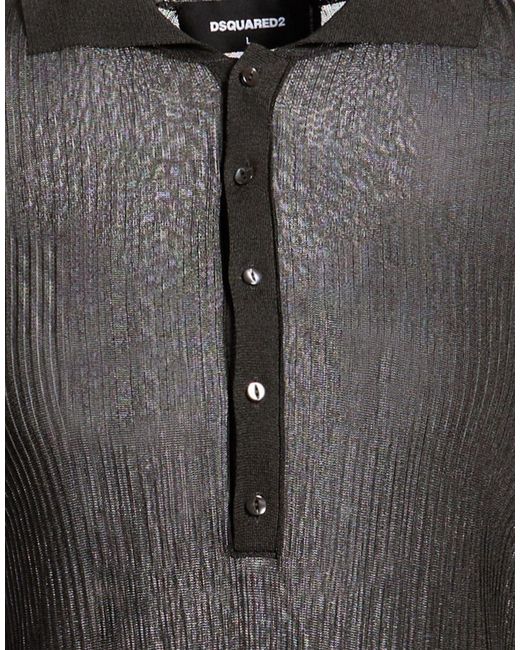 DSquared² Black Sweater Viscose, Polyamide