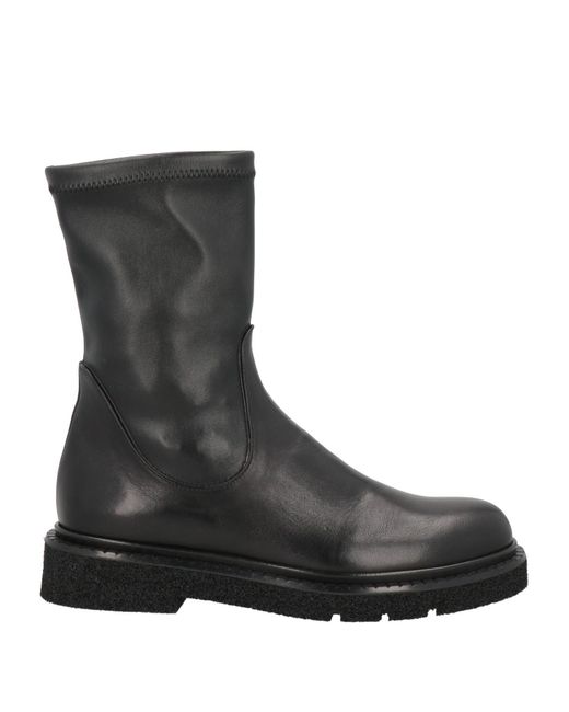 Guglielmo Rotta Black Ankle Boots Leather