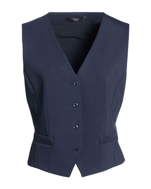 Weekend by Maxmara Blue Waistcoat