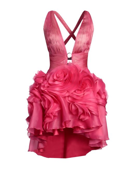 IRIS SERBAN Pink Mini Dress