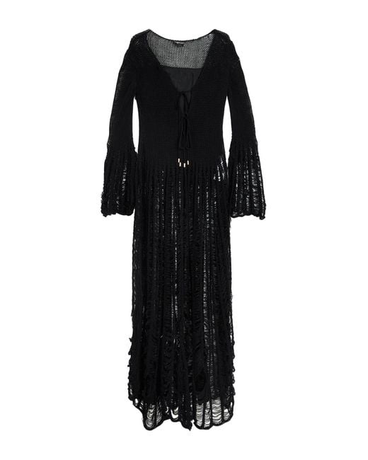 Tom Ford Black Maxi-Kleid