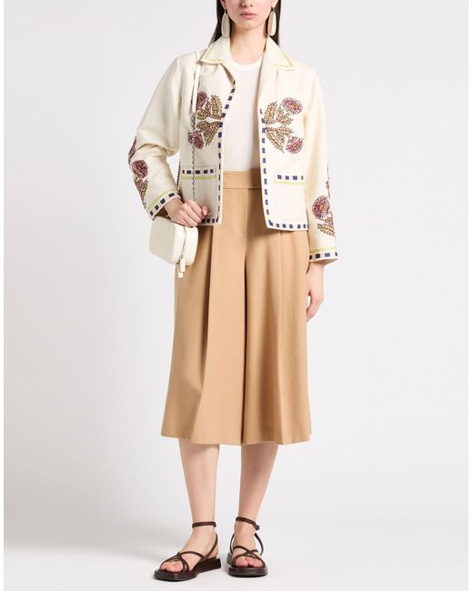 Alix Of Bohemia White Jacket Linen, Cotton