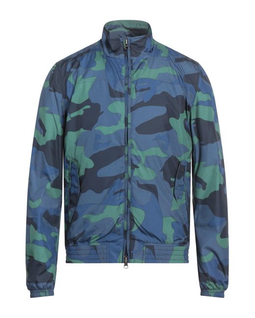 Woolrich Blue Jacket Polyester for men