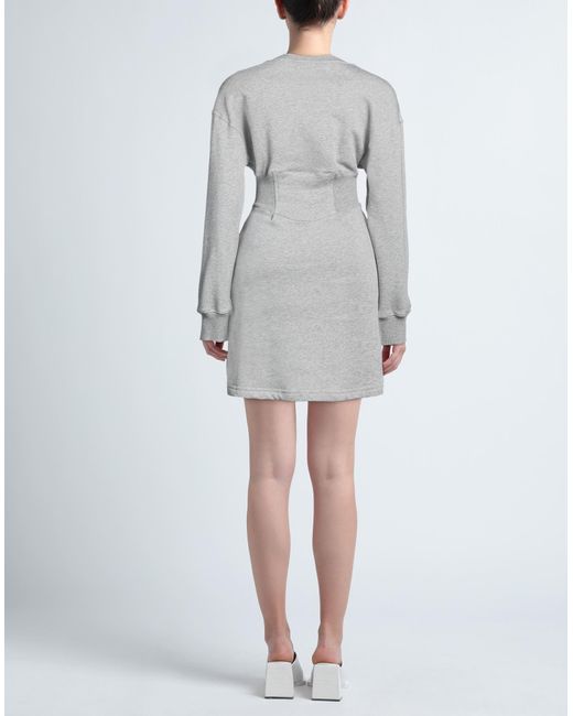 Chiara Ferragni Gray Mini-Kleid