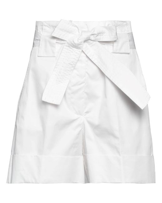 Kaos White Shorts & Bermuda Shorts