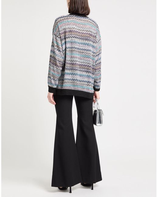 Missoni Gray Sweater Viscose, Polyamide, Polyester, Metallic Fiber