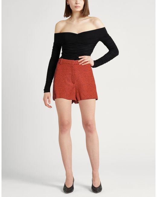 Alysi Red Shorts & Bermuda Shorts