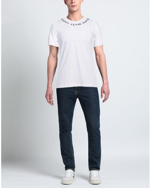Versace White T-Shirt Cotton for men
