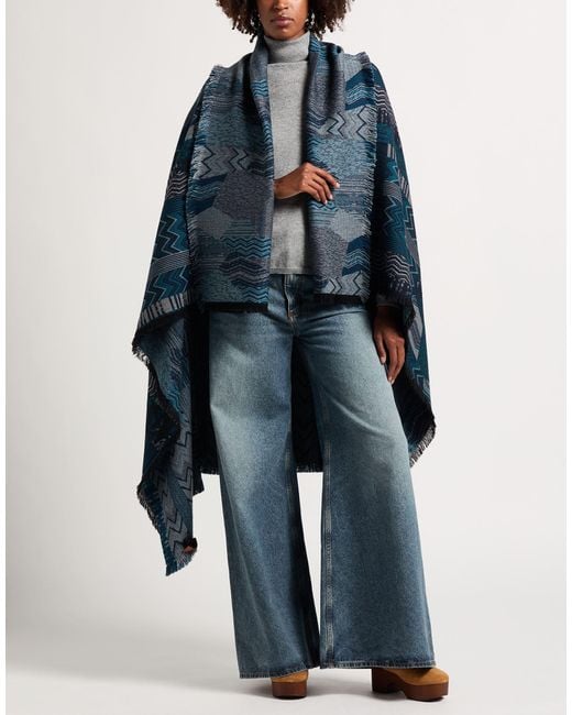 Cape Missoni en coloris Blue
