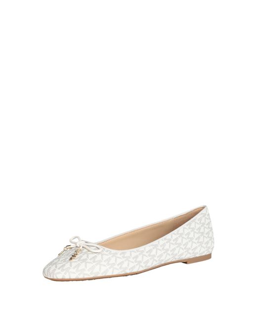 Michael kors white flats sale