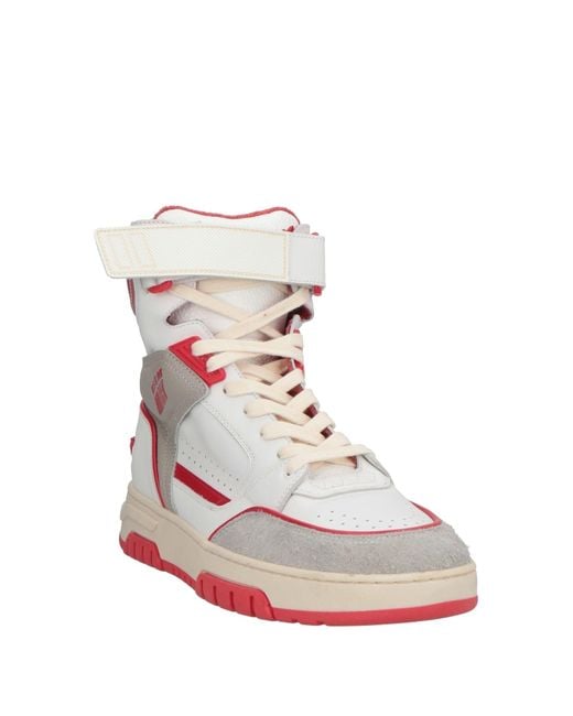 MSGM Pink Sneakers Leather for men