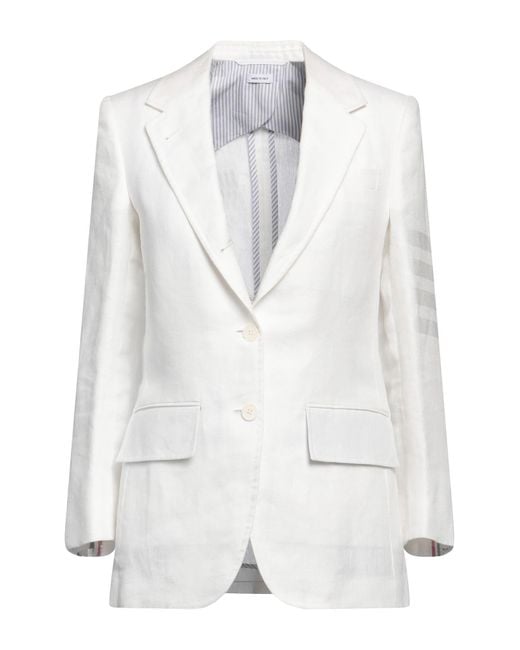 Thom Browne White Blazer