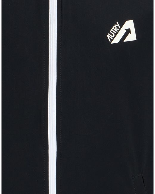 Autry Black Sweatshirt Polyamide, Elastane for men