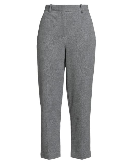 Circolo 1901 Gray Pants Cotton, Elastane