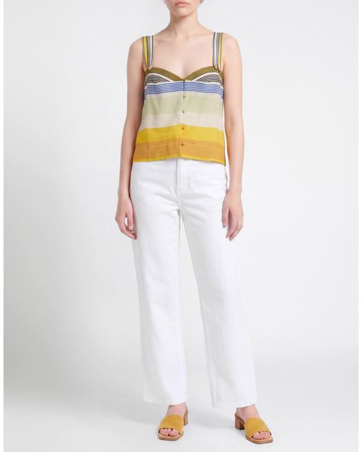 Bode Yellow Top Viscose