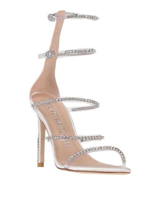 Stuart Weitzman White Sandale