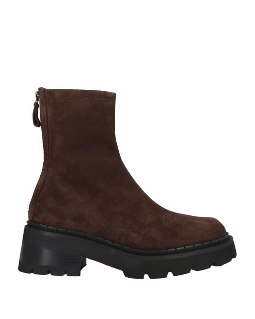 By Far Brown Ankle Boots
