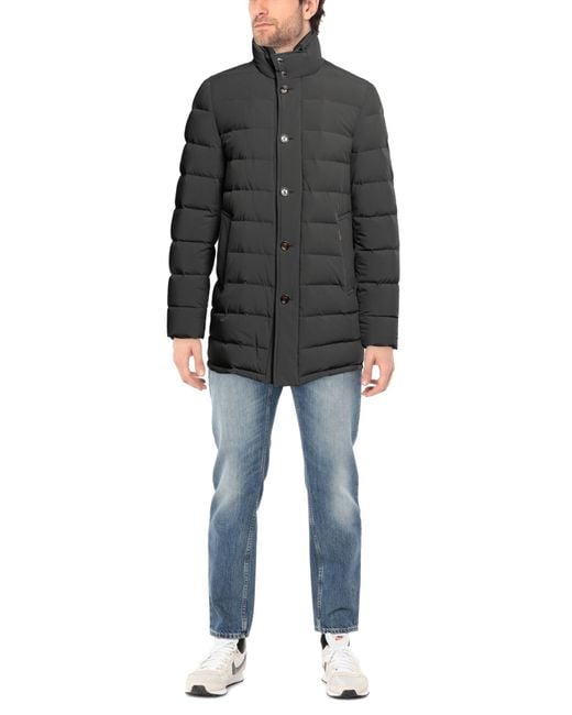 Moorer Gray Puffer Polyamide, Polyurethane, Virgin Wool, Polyester for men