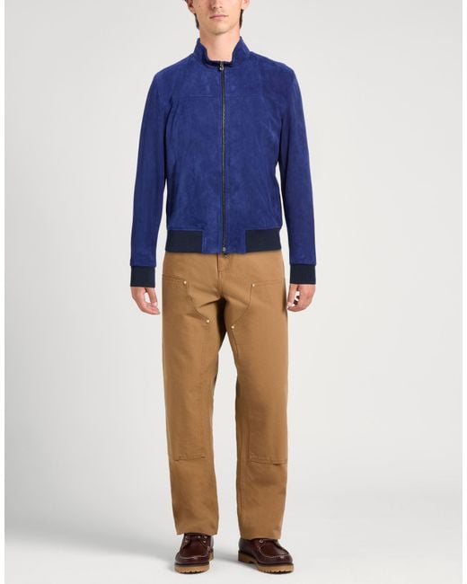 Isaia Blue Jackets for men