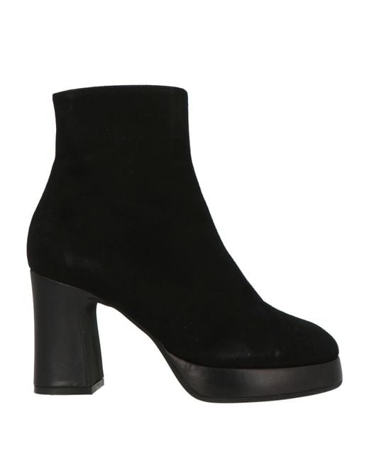 Roberto Festa Black Ankle Boots Leather