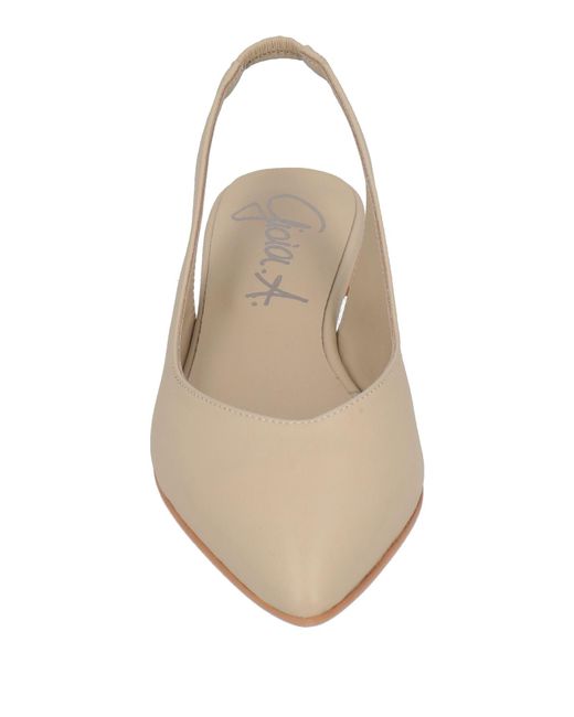 gioia.a. Natural Ballet Flats
