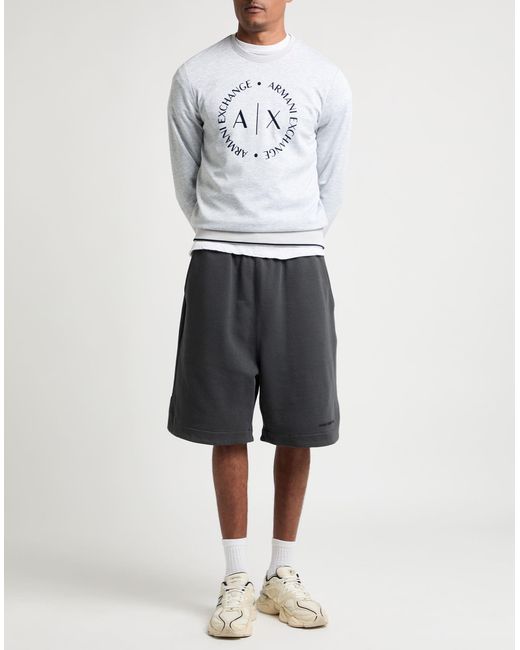 ARMANI EXCHANGE Gray Sweatshirts for men
