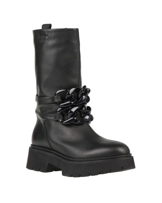 Janet & Janet Black Ankle Boots