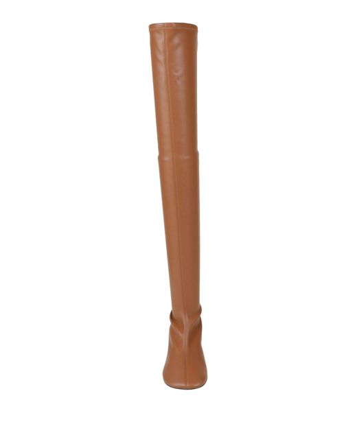 Proenza Schouler Brown Boot Textile Fibers