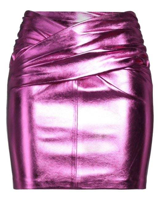 ANDAMANE Purple Mini Skirt