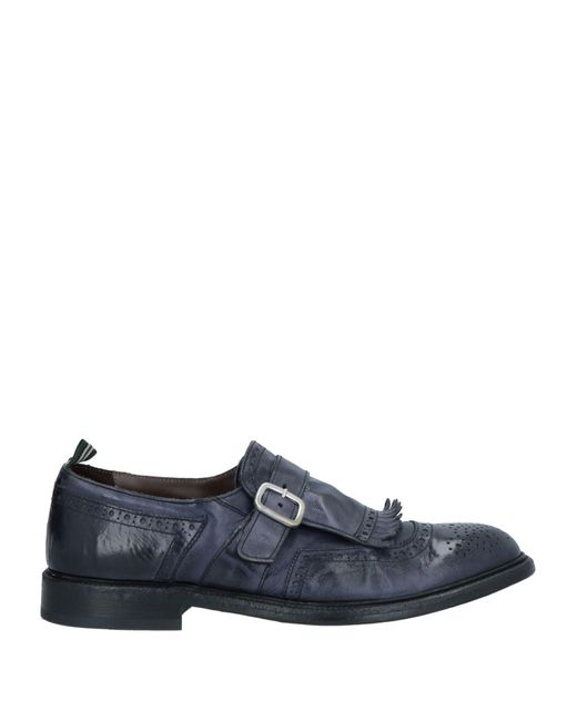 Green George Blue Loafers for men
