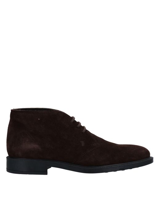 Tod's Black Ankle Boots for men
