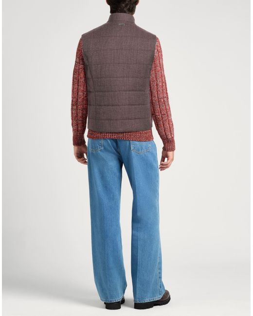 Chompa sin mangas Tombolini de hombre de color Brown