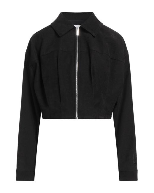 Gaelle Paris Black Jacket Polyester, Elastane