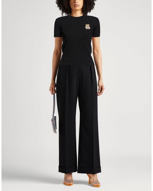 Moschino Black Sweaters