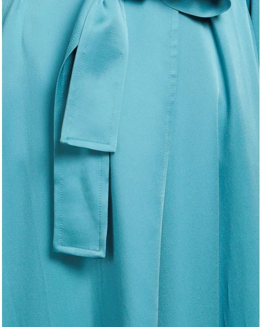 Blumarine Blue Overcoat & Trench Coat