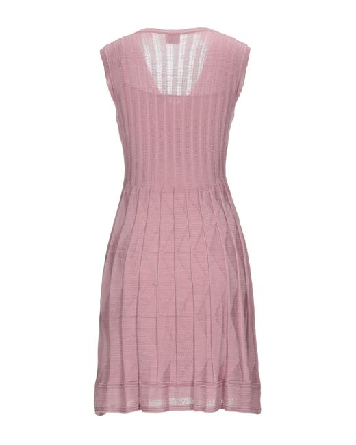 M Missoni Pink Mini-Kleid