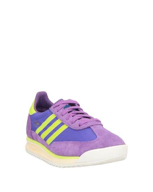 Adidas Originals Purple Sneakers Textile Fibers, Synthetic Material for men