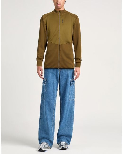 Colmar Green Sweatshirt Polyester, Viscose, Elastane for men