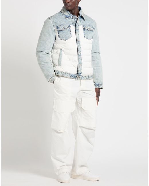 Moorer Blue Puffer Cotton, Elastane, Polyamide for men