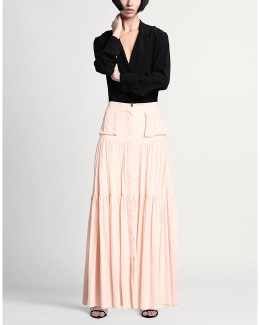 Babylon Pink Maxi Skirt Cotton
