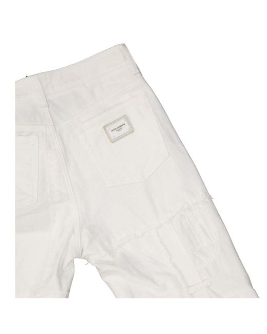 Pantalon en jean Dolce & Gabbana en coloris White