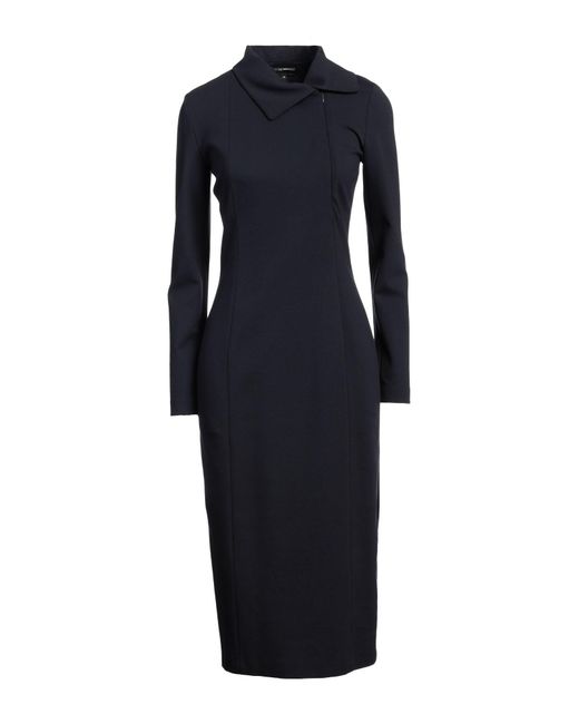 Emporio Armani Blue Midi Dress