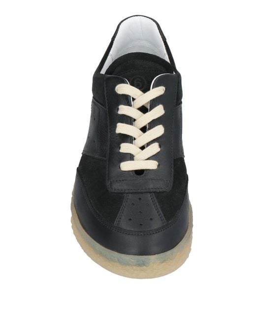 MM6 by Maison Margiela Black Sneakers Leather