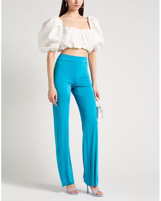 La Petite Robe Di Chiara Boni Blue Trouser